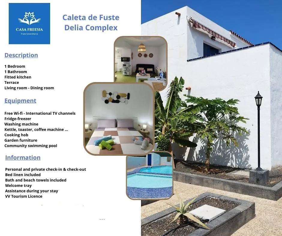 Air-Conditioned Flat Casa Freesia 科斯塔卡莱塔